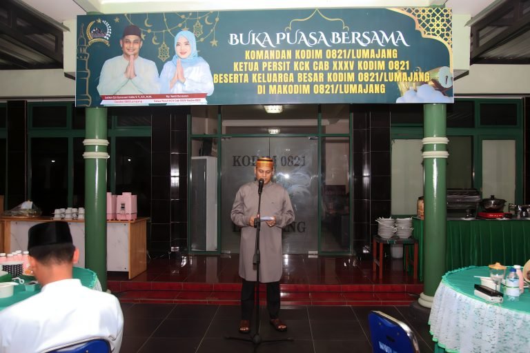 Pererat Silaturahmi dan Sinergisitas, Dandim 0821/Lumajang Gelar Buka Puasa Bersama