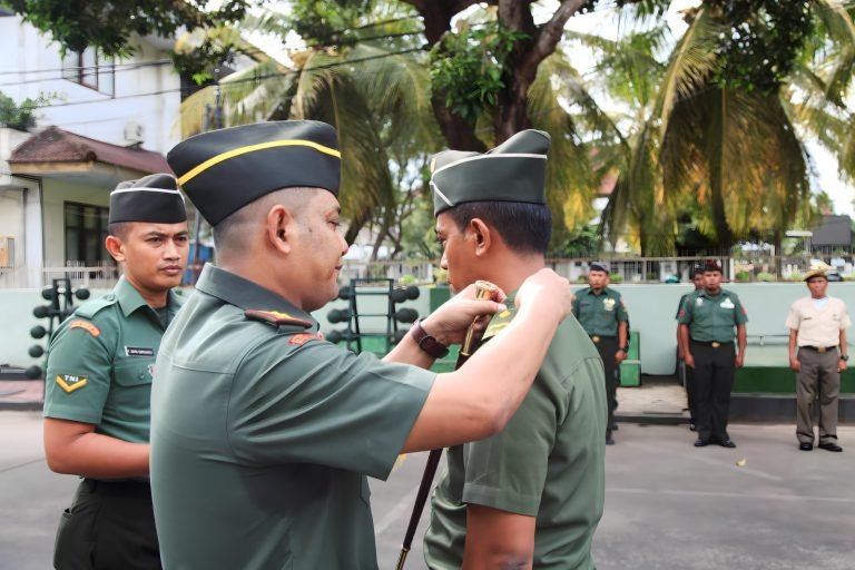 Dandim 0821/Lumajang Pimpin Korps Raport Kenaikan Pangkat