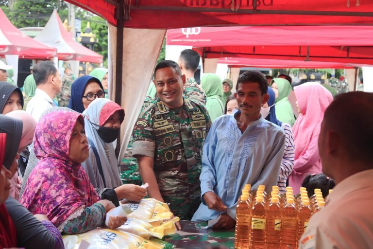 Kodim 0821 Lumajang Gelar Bazar Murah untuk Kesejahteraan Masyarakat Lumajang
