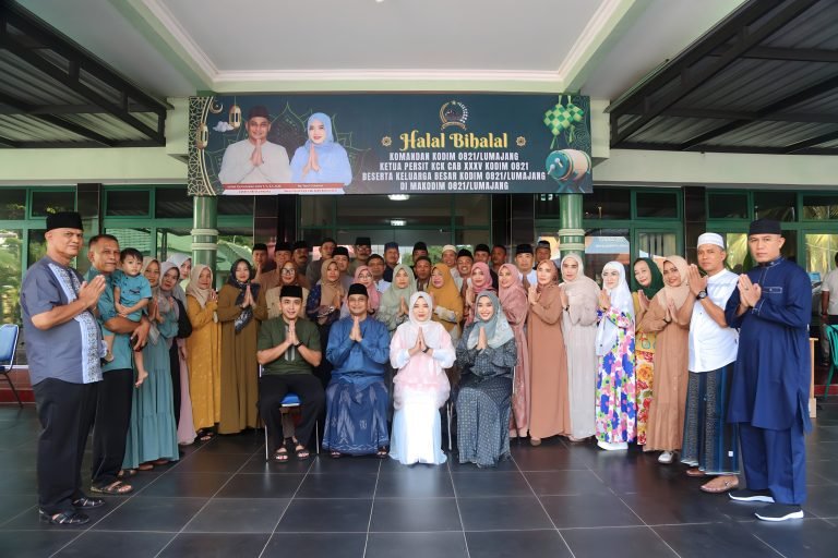 Pererat Silaturahmi, Keluarga Besar Kodim 0821/Lumajang Laksanakan Halal Bihalal.