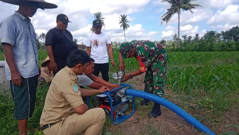 Babinsa Jokarto Dorong Ketersediaan Air untuk Tingkatkan Produksi Pertanian