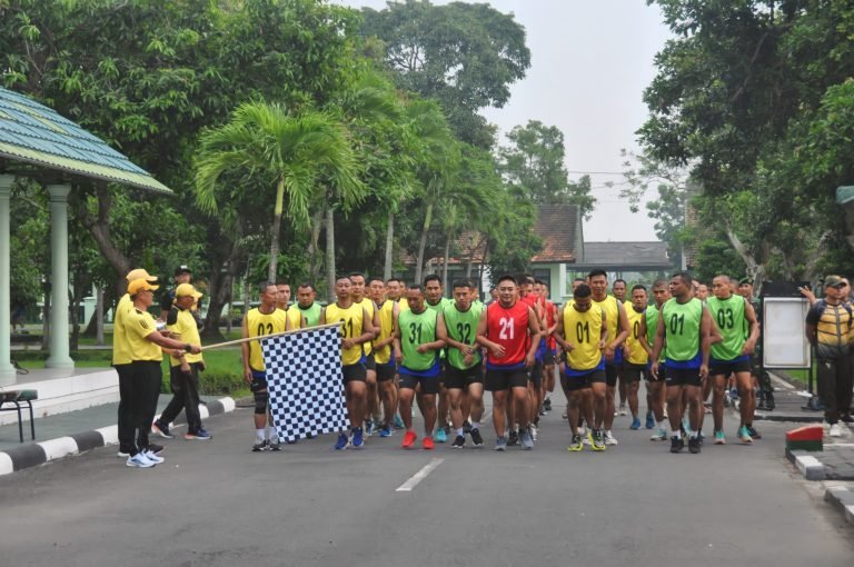 Evaluasi Kemampuan Fisik, Personel Kodim 0821/Lumajang Laksanakan Samapta Periodik I TA. 2024