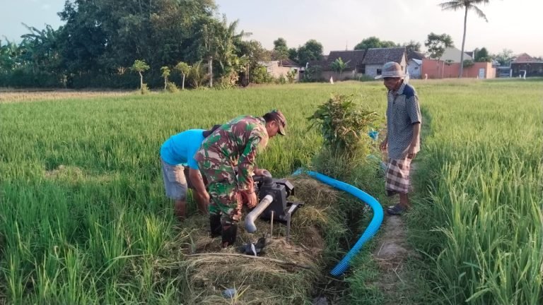 BabinsaKebonagung Dukung Pengairan Optimal untuk Pertanian Poktan Karya Agung