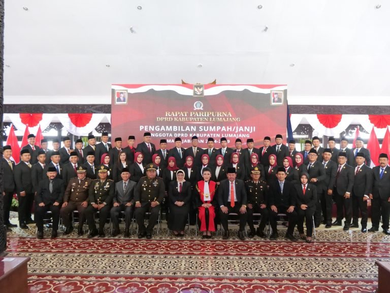 Dandim 0821/Lumajang Ucapkan Selamat atas Pelantikan Anggota DPRD Kabupaten Lumajang Periode 2024-2029