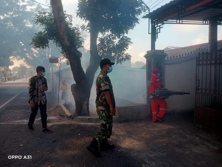 BabinsaGondoruso Dampingi Kegiatan Fogging di Dusun Sumberrejo: Upaya Pencegahan DemamBerdarah Melalui Pendampingan dan Sosialisasi 3M BabinsaGondoruso Dampingi Kegiatan Fogging di Dusun Sumberrejo: Upaya Pencegahan DemamBerdarah Melalui Pendampingan dan Sosialisasi 3M