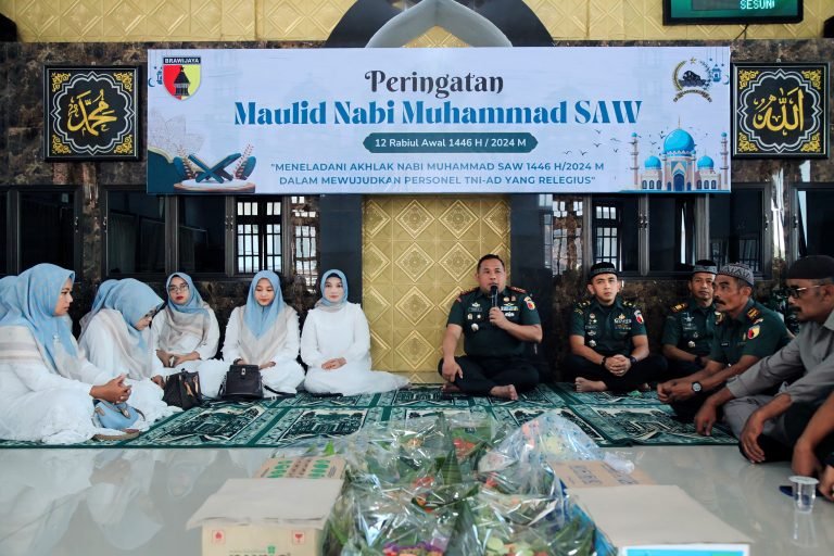 Peringatan Maulid Nabi 1446 H, Dandim 0821/Lumajang Ajak Prajurit Teladani Rasulullah