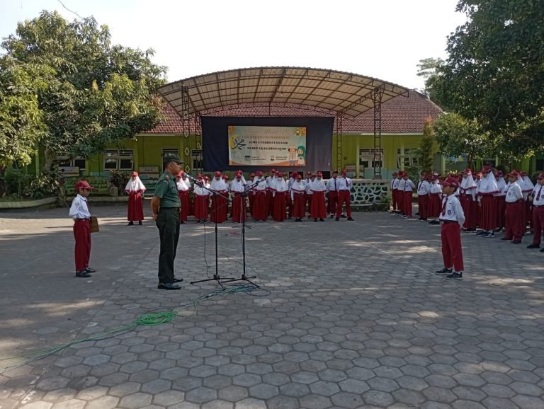 Peltu Cahyo Purnomo, Berikan Wawasan Kebangsaan kepada Siswa SDN Wonorejo 01
