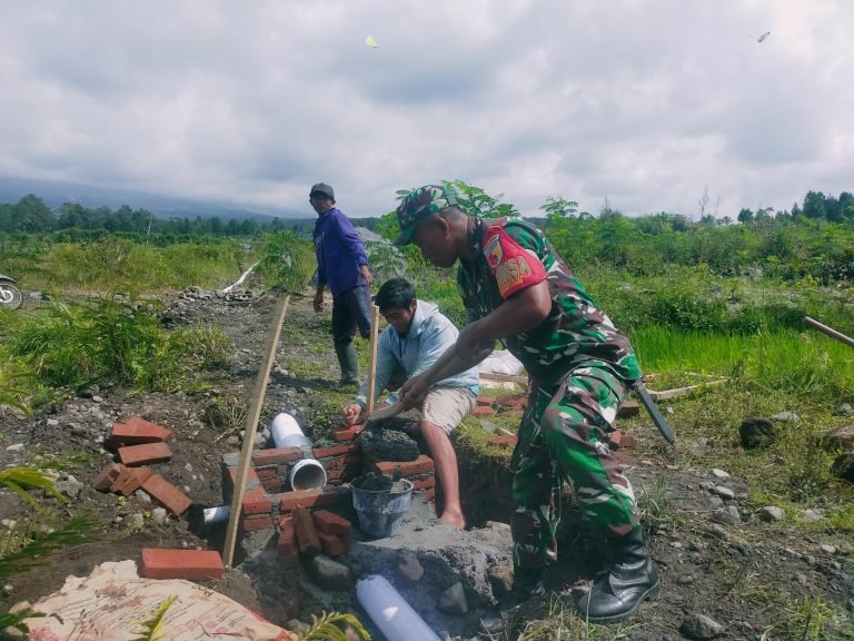 Sinergi Babinsa dan PPL BPP Sumberurip: Solusi Irigasi Perpipaan untuk Ketahanan Pangan