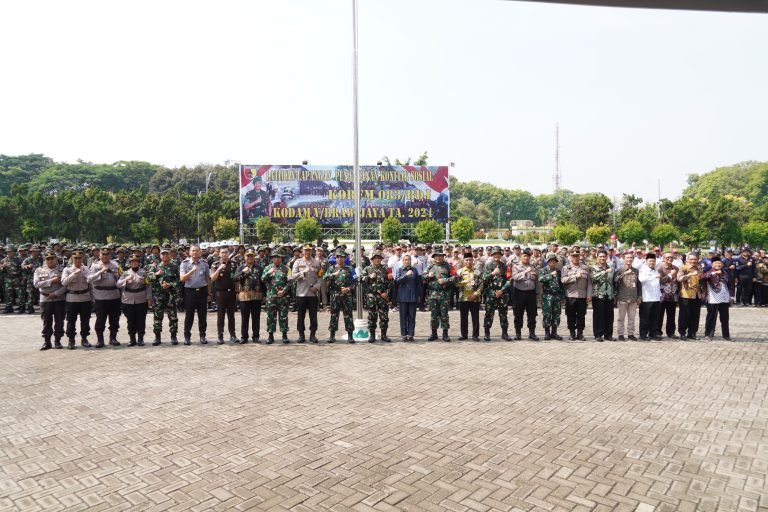 Latihan Penanganan Konflik Sosial 2024, Langkah Nyata Korem 083/Bdj Tingkatkan Kesiapan TNI