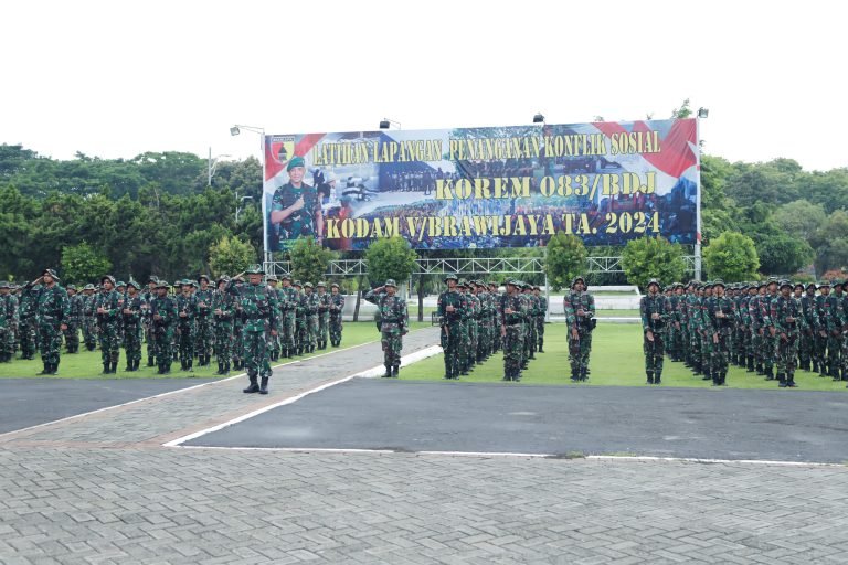 Penutupan Latihan Penanganan Konflik Sosial TA 2024