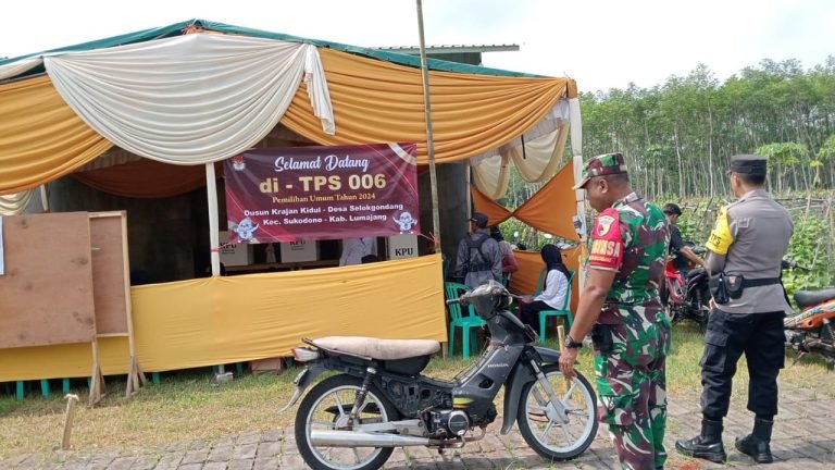 Patroli Mobil Babinsa dan Bhabinkamtibmas Jaga Stabilitas Pilkada di Desa Selokgondang