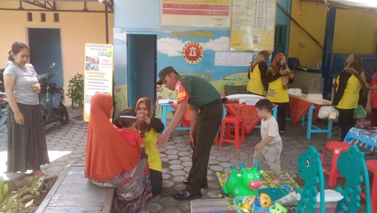 SinergisitasBabinsa Kutorenon dalam Pendampingan Posyandu, Tingkatkan Pelayanan KesehatanMasyarakat