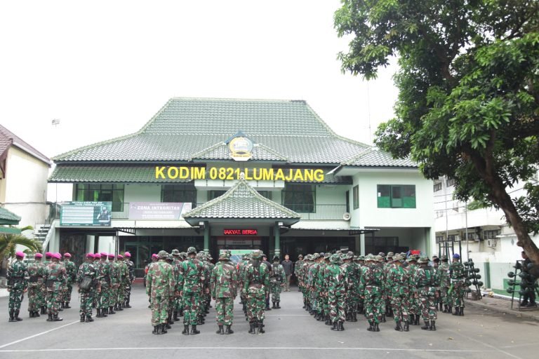 Dandim 0821 Lumajang Pimpin Apel penerimaan pasukan TMMD ke-123, Wujud Nyata Sinergi TNI dan Masyarakat.