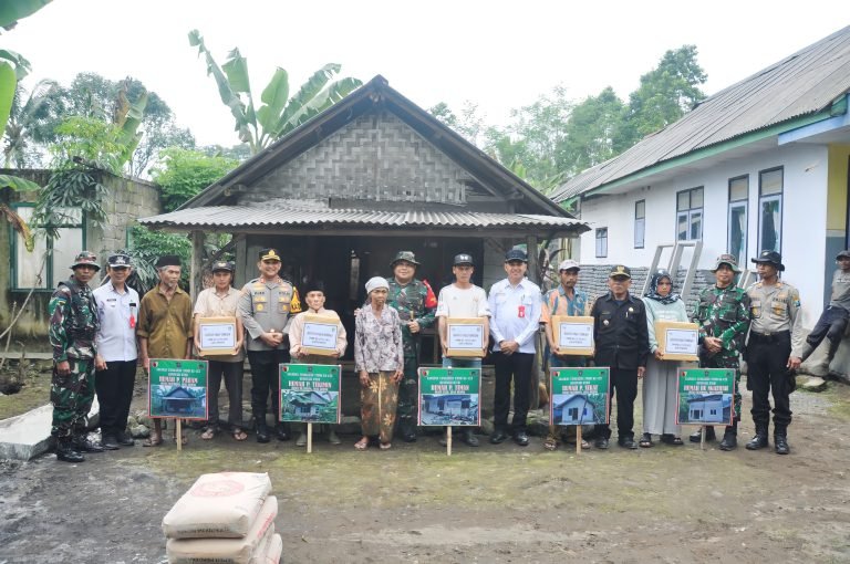 Sinergi TNI dan Pemkab Lumajang: TMMD ke-123 Bangun Infrastruktur dan Bedah Rumah Warga