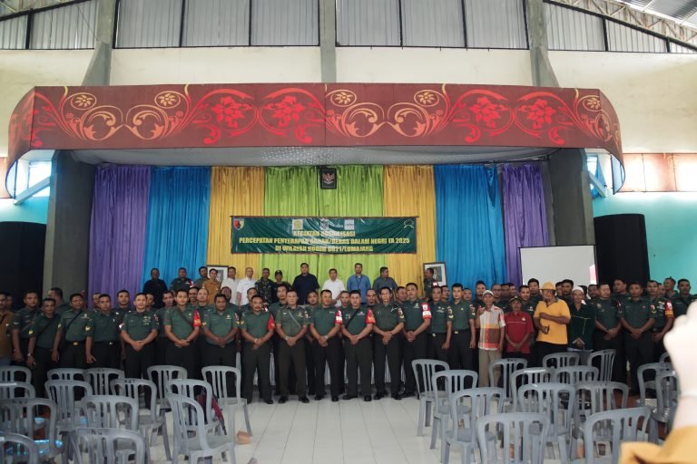 Kodim 0821/Lumajang Gelar Sosialisasi Percepatan Penyerapan Gabah/Beras TA 2025