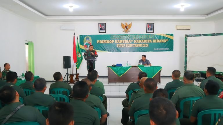 Kodim 0821/Lumajang Gelar RAK Tutup Buku 2024 Primkop Kartika Nararya Kirana