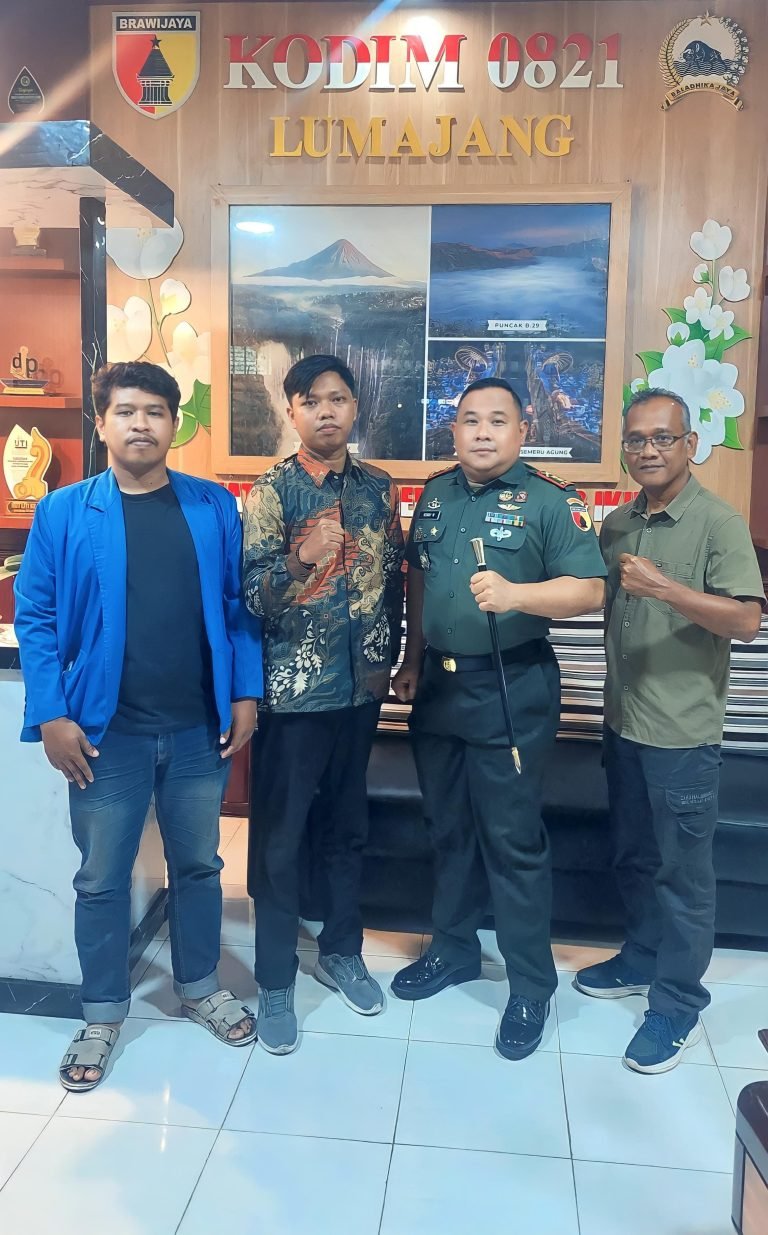 Jelang Harlah ke-63, PMII Lumajang Jalin Silaturahmi dengan Dandim 0821 untuk Bangun Kolaborasi
