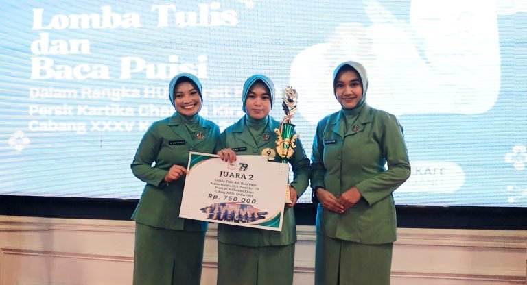 Persit KCK Cabang XXXV Dim Lumajang Gelar Lomba Tulis dan Baca Puisi, Semarakkan HUT ke-79 Persit KCK 