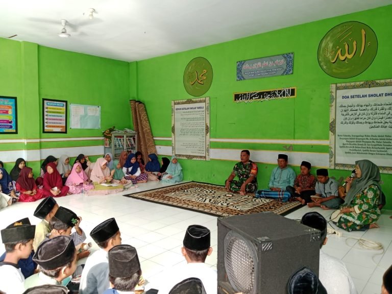 Implementasikan “PRODUKTIF” Serda Andrianto Giatkan Babinsa Masuk Sekolah 