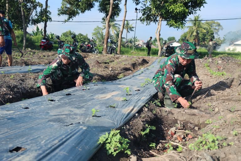 Kodim 0821/Lumajang Gelar Kerja Bakti, Wujud Nyata Kepedulian Terhadap Lingkungan