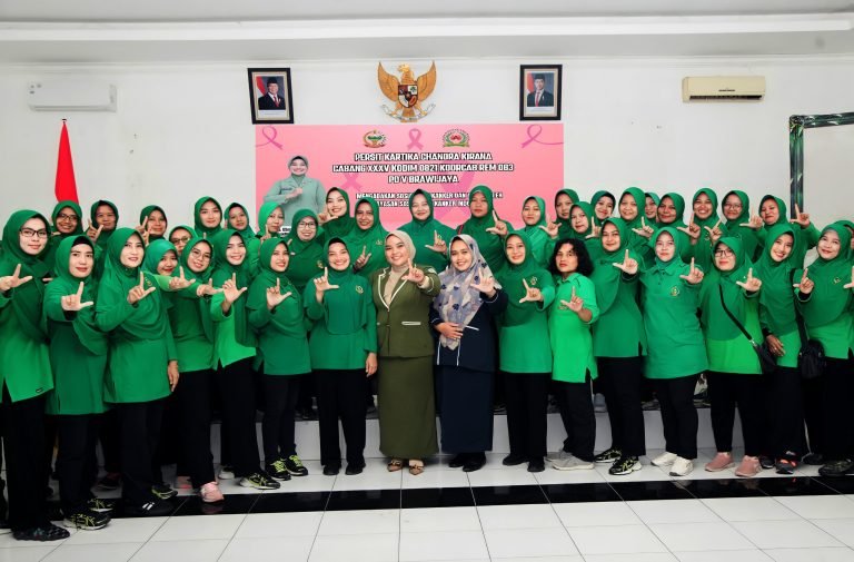 Persit KCK Cabang XXXV Kodim 0821/Lumajang Gelar Sosialisasi Kanker, Tingkatkan Kesadaran Sejak Dini