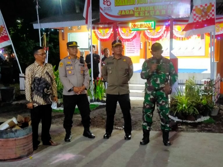 Forkopimcam Jatiroto Kompak Nilai Poskamling, Warga Persil Jatiroto Tunjukkan Inovasi Keamanan