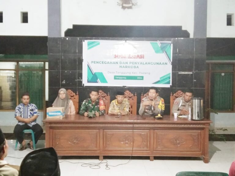 Babinsa Tanggung Ikut Sosialisasi Bahaya Narkoba, Wujudkan Masyarakat Sehat dan Produktif