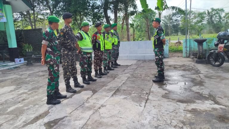 Sinergitas Yang Solid, TNI dan Banser Gelar Patroli Bersama di Wilayah