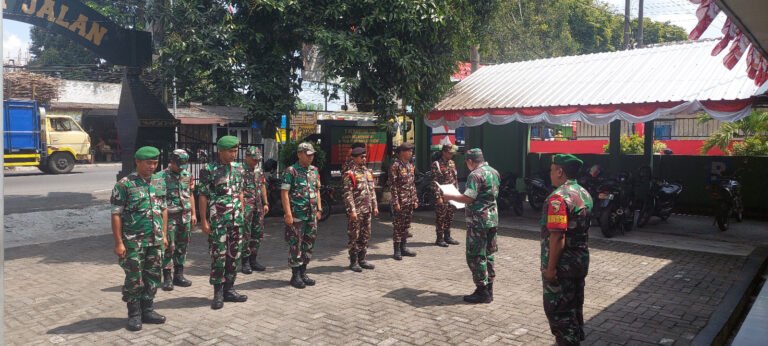 Koramil Klakah Gandeng Banser, Wujudkan Sinergi Keamanan dan Ketertiban di Lumajang