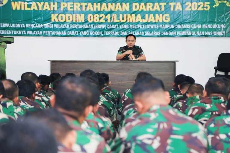 Dandim 0821 Lumajang Tekankan Babinsa sebagai Ujung Tombak dan “Superman” di Lapangan