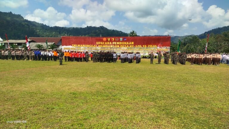 Semangat Membara Warnai Upacara Pembukaan TMMD ke-126 di Kecamatan Ampelgading