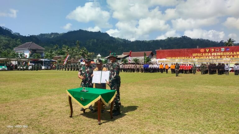 TMMD ke-126 Resmi Dibuka di Kecamatan Ampelgading, Sinergi TNI dan Pemerintah Wujudkan Pembangunan untuk Rakyat
