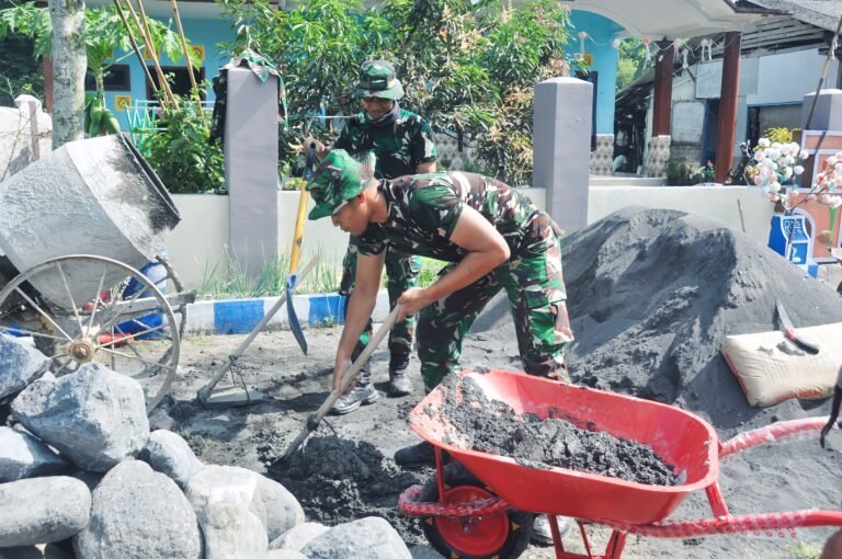 Pembangunan Drainase TMMD 126 Dorong Produktivitas Pertanian di Lebakharjo 