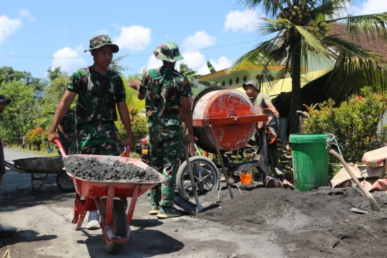 Satgas TMMD 126 Percepat Pembangunan Drainase, Bukti Nyata Kepedulian TNI untuk Petani Lebakharjo