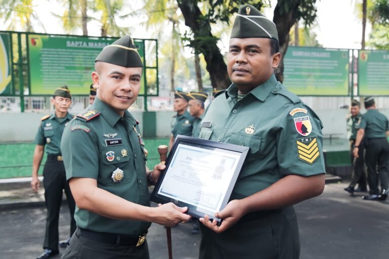 Lima Prajurit Pindah Satuan, Dandim 0821 Lumajang Tekankan Nilai Pengabdian dan Loyalitas