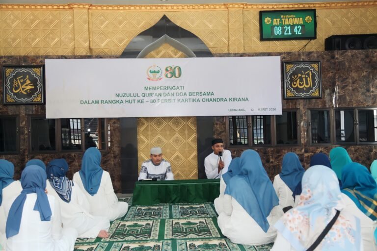 Persit KCK Cabang XXXV Kodim 0821 Gelar Doa Bersama Peringati Nuzulul Qur’an dan HUT ke-80 Persit