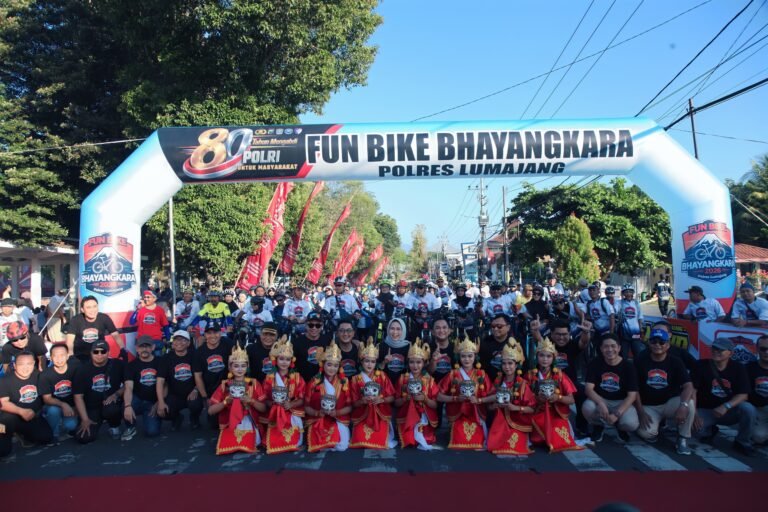 Gowes Sehat HUT Bhayangkara ke-80, Wujud Sinergi TNI-Polri dan Komitmen Membangun Masyarakat Sehat serta Bebas Narkoba